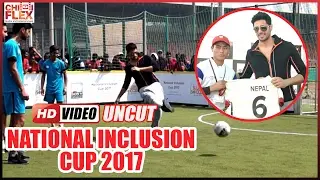 Uncut- Sidharth Malhotra Playing Football  At The  Inauguration Of  National Inclusion Cup 2017