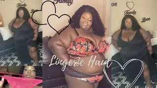 Plus Size Lingerie Try on Haul