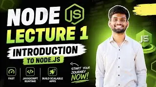 Node.js Tutorial #1 | Introduction to Node.js for Beginners 🚀