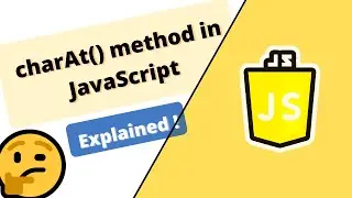 charAt() method in JavaScript explained with all scenarios