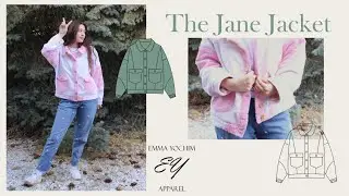 Jane Jacket Tutorial | Denim Jacket Sewing Pattern | Sewing Tutorial | PDF Sewing Pattern