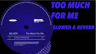TOO MUCH FOR ME - SELKER - Slowed