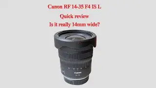 Canon RF 14 35mm F4 L lens review