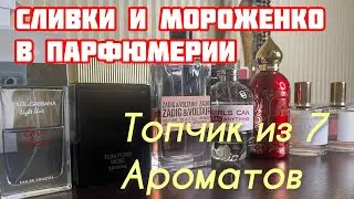 Топчик из 7 ароматов с нотой сливок Сливочный восторг подарят эти ароматы Парфюмерия с мороженым