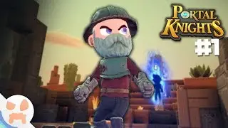 ANGRY BLUE KNIGHT! | Portal Knights Ep 1 - Humble Bundle July