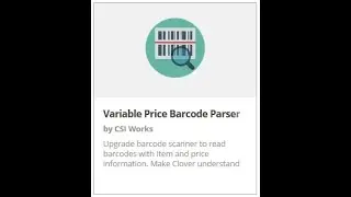 Variable Price Barcode Parser Demo