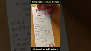 Best Billing Machine for Restaurant and Hotel | Live Demo 