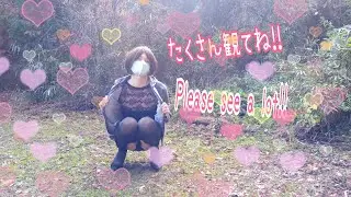 【女装】【水着】【野外】Walking for a long time!!