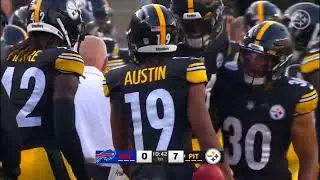 Calvin Austin III 54-Yard Punt Return | Steelers vs Bills Preseason Highlights