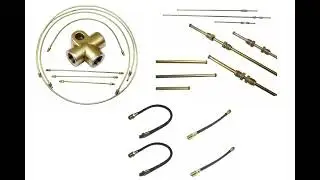 🚗🔧 Kit 4 Flexíveis + 7 Canos + 1 Conexão de Freio 🛠️⚙️ Fusca 1200 1500 Roda 5 Furos