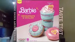 Barbie x Krispy Kreme Donuts Taste Test