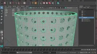 Maya Modelado, crear agujeros en goemetria [Maya 2012-] (Consulta)