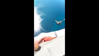 Airborne water jump (part 2)