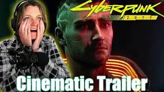 The melee looks SO GOOD here!! | Cyberpunk 2077 Cinematic Trailer Reaction