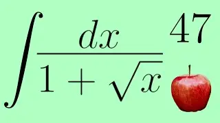 Integral of 1/(1+√x) - Integration by Substitution, Calculus 2