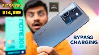 BEST 5G Smartphone Under ₹15K ❓- Infinix Note 30 5G Unboxing - Bypass Charging⚡️ | DM 6080 🔥