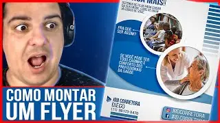 COMO MONTAR UM FLYER #1 - TEMA AREA DA SAÚDE