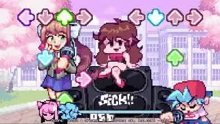 FNF - Friday Night Funkin': Doki Doki Takeover Plus! - High School Conflict V2
