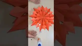 paperbag star/ paper star  / DIY party props/Christmas craft