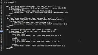 Laravel Forms + Bootstrap + Sublime Text 2 Snippets