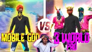 Impossible😱 Custom 1 vs 3 Full Gameplay🔥 || Only Desert Eagle || - Garena Freefire Max