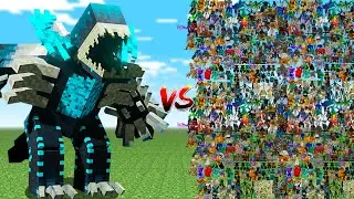 TITAN TYRANNOSAURUS WARDEN vs 1000 RANDOM MOBS!