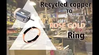 Recycled Copper To ROSE GOLD Color Ring