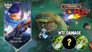 TOP GLOBAL GRANGER BEST BUILD & EMBLEM WTF DAMAGE 😱 (this is illegal)