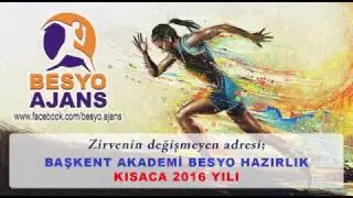 2016 YILINDA KISACA; BAŞKENT AKADEMİ BESYO HAZIRLIK