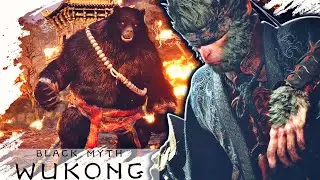 How to Cheese the Bear Chief Black Bear Guai || Black Myth Wukong #blackmythwukonggameplay #ps5