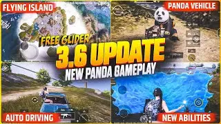 BGMI 3.6 UPDATE - TOP FEATURES,NEW FREE GLIDER, PANDA LOCATION | NEW RECALL CARD ? WHO IS FINAL BOSS