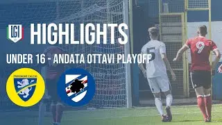 Highlights Frosinone-Sampdoria U16 A-B, andata ottavi playoff stagione 2023-24