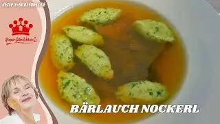 Make quick wild garlic dumplings yourself. Perfect as a soup garnish or in tomato sauce #Silkeswelt