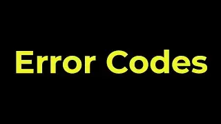 Unit Test Framework Toolkit - Error Codes