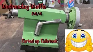 Wes Waf. Tarting up the V10 P tailstock.