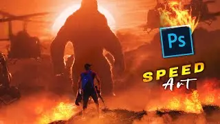 Kong : skull island | Speed Art | Photoshop