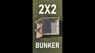This bunker makes any 2x2 Unraidable (Rust Short 2022)