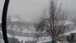 снег в ауле