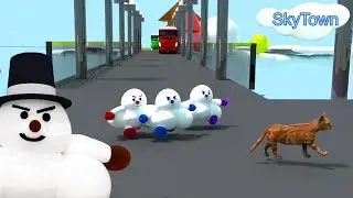 The Magician Topo Show at SkyTown of Cloudy ! - SkyTown Hindi - Cartoon For Kids - Twinkle TV