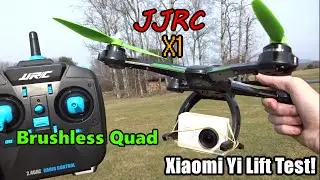 JJRC X1 and Xiaomi Yi Lift Test