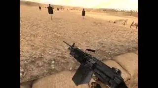 Onward - How To:  Reloading the M249 and 1911 (With bonus flashlight action!)