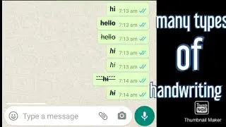 whatsapp tricks many types of handwriting