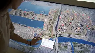 Интерактивный стол | Петролеспорт для компании GlobalPorts