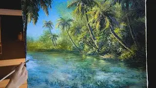How to Paint Tropical Water the EASY Way