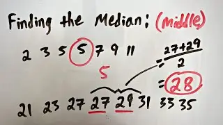 How to Find the Median of a Data Set