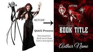 Witch Premade Book cover Design - Quick Process - Download this book cover from link in description