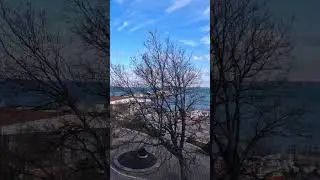 Доброе утро, Анапа. Вид с балкона санатория «Старинная Анапа». 