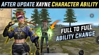 FREE FIRE 🥵🔥- Xayne Character Ability Test After OB39 Update || Xayne Character Ability Free Fire