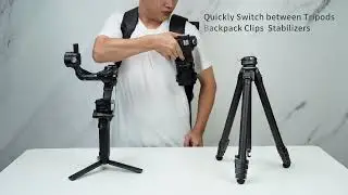 Challenge: Switch a camera between a tripod and gimbal in 5 seconds!