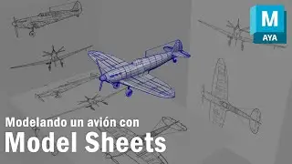 Introducción al Modelado 3D en Maya - Iniciar Avión con Image Planes